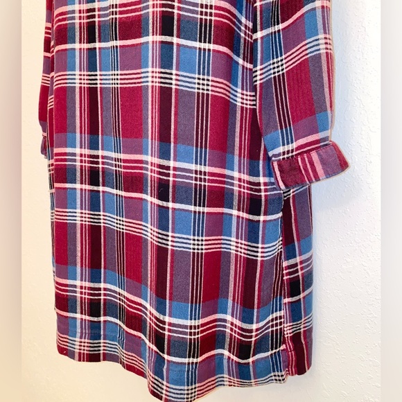 Lucky Brand Lightweight Soft Flannel Dress - Picture 6 of 9